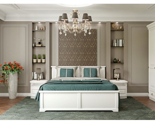 Спальный гарнитур Омега белая