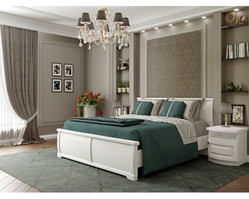 Кровать Омега белая