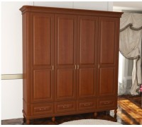 Шкаф Омега Комфорт 4-х дверный с ящиками