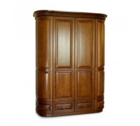 Шкаф Омега 4-х дверный с ящиками (2 круглых, 2 прямых)