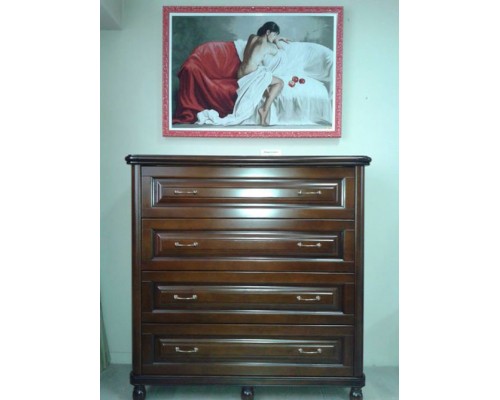 Комод Омега Комфорт  на 4 ящика широкий