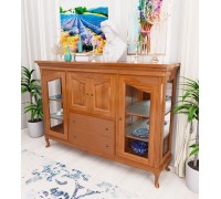 Комод посудный Видень на ножках(стекло)