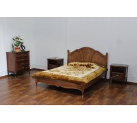 Кровать Альматея (фигурное деревянное изголовье)