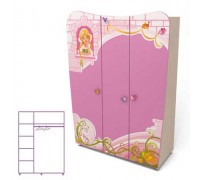 Шкаф 3-х дв  Sinderella 03