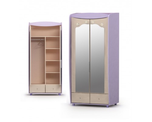 Шкаф Silvia 2-х дверный 02-1