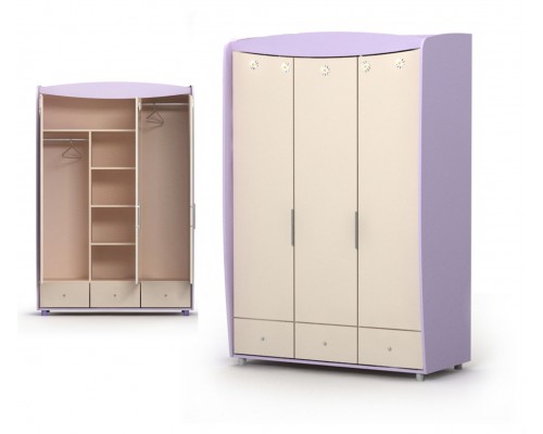 Шкаф Silvia 3-х дверный 03