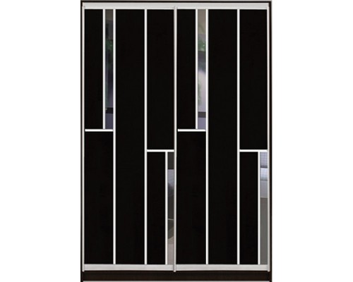 Шкаф-купе Класик 2-х дверный с комбинированными фасадами ДСП/Зеркало