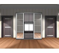 Шкаф-купе под телевизор К22