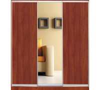 Шкаф-купе  Стандарт 3-х дверный ДСП/Зеркало/ДСП