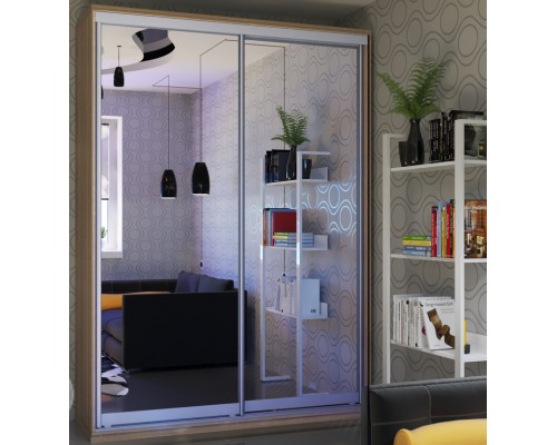 Шкаф-купе  2-х дверный Ф 184-2.2