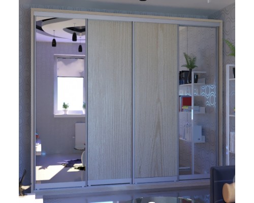 Шкаф-купе 4-х дверный ФН 284-2.2