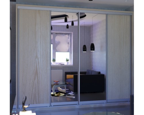 Шкаф-купе 4-х дверный ФН 304