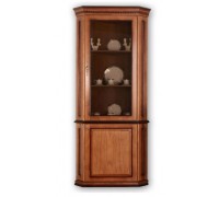 Витрина Элма угловая прямая