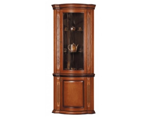 Витрина Платина угловая радиусная