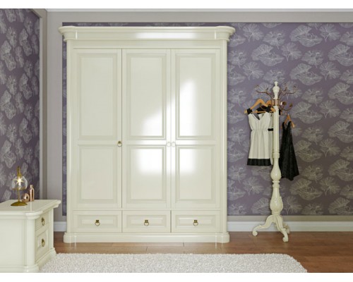 Шкаф Шопен 3-х дверный белый